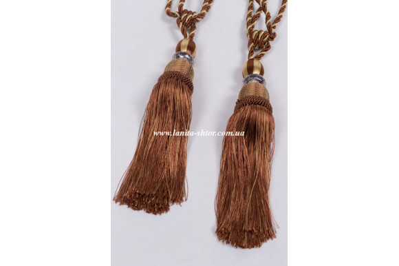 Китиці для штор KCS коричнево-золоті