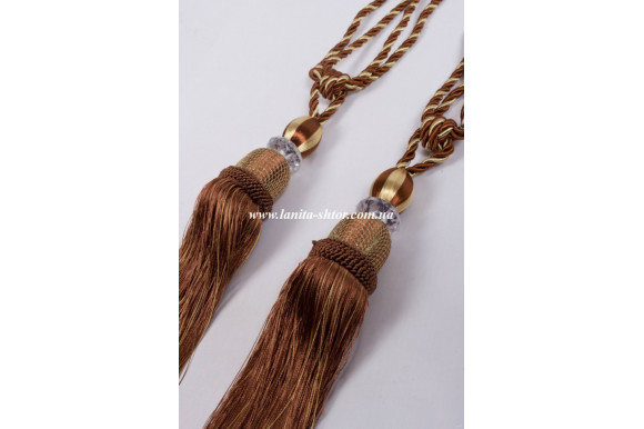 Китиці для штор KCS коричнево-золоті