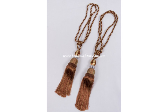 Китиці для штор KCS коричнево-золоті