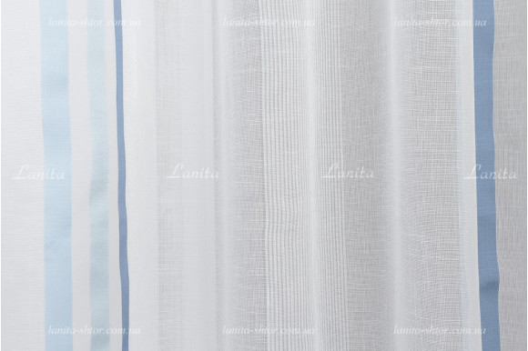 Готовий тюль льон смужка Vivaldi 2,50м/5,30м