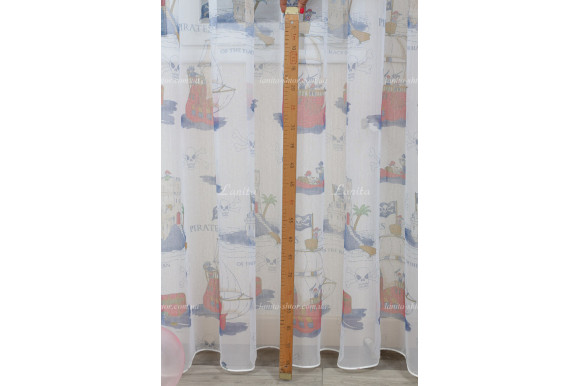 Готовый тюль в детскую GT-7866 2,45м/5,0м Готовый тюль в детскую GT-7866 2,45м/5,0м