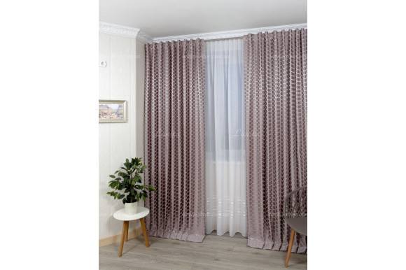 Готові штори жакард-сатин Matis GS-7966 2,60м/2*2,0м