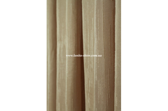 Тюль мікросітка смужки Gentle TS-181