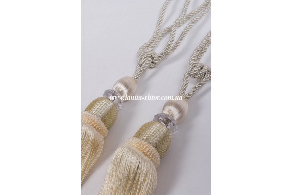 Китиці для штор KCS молочні