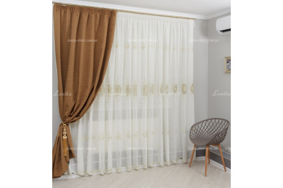 Шторы структурка Mexx SSP-1483