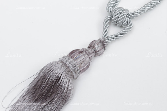 Китиці для штор KGS сіро-сталеві