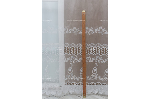 Тюль органза рогожка с вышивкой TVO-1960 Тюль органза рогожка с вышивкой TVO-1960