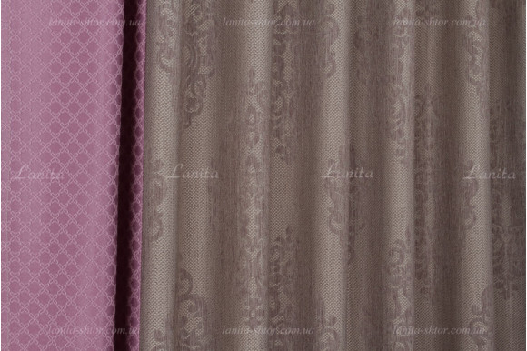 Готові штори комбі GS-8268 2,53м/2*2,55м