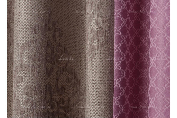 Готові штори комбі GS-8268 2,53м/2*2,55м