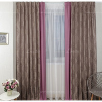 Готовые шторы комби GS-8268 2,53м/2*2,55м