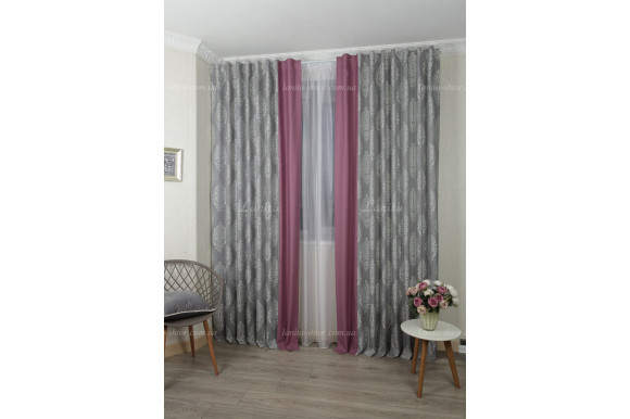 Готові штори комбі GS-08269 2,50м/2*1,60м