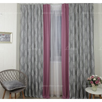 Готові штори комбі GS-08269 2,50м/2*1,60м
