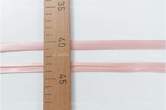 Косая бейка розовая