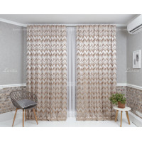 Готові штори жакард Baruti GS-8070 2,65м/2*2,0м