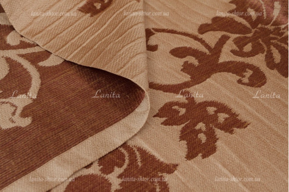 Штори з орнаментом Mexx SLK світло-коричневі 2,51м/2*2,0м