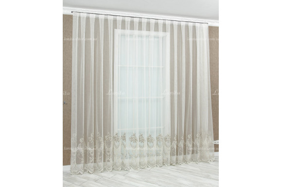 Тюль фатин с люрексом Agila TFV-1539
