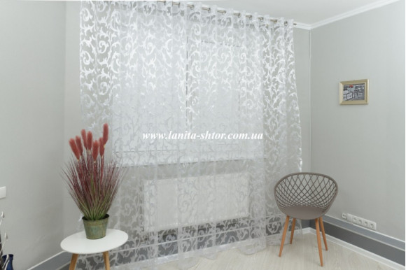 Тюль дубочки гофре OR-160