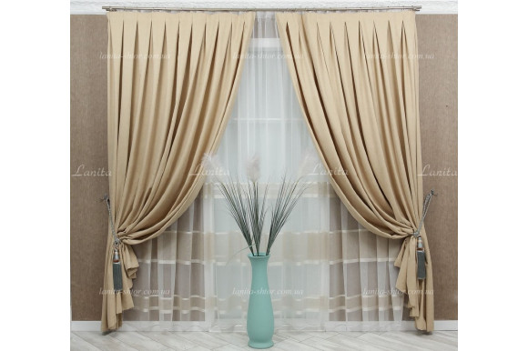 Готовые шторы микровелюр Juvena 2,50м/2*1,25м