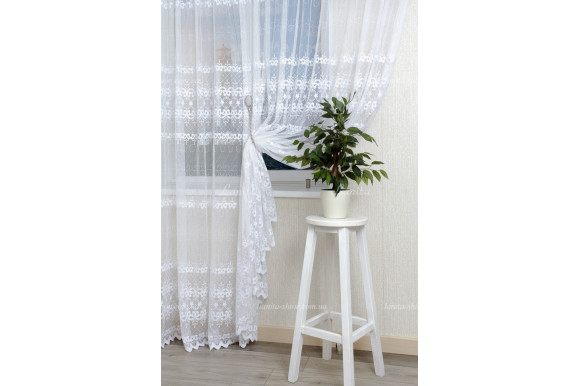 Готовий тюль фатин Veneta GT-8073 2,50м/5,0м