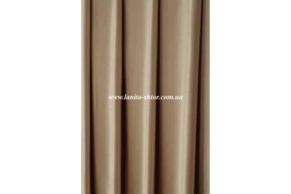 Штора шанзализе бронзовая