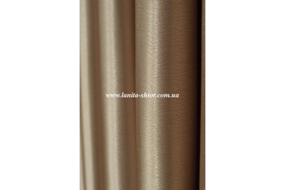 Штора шанзализе бронзовая