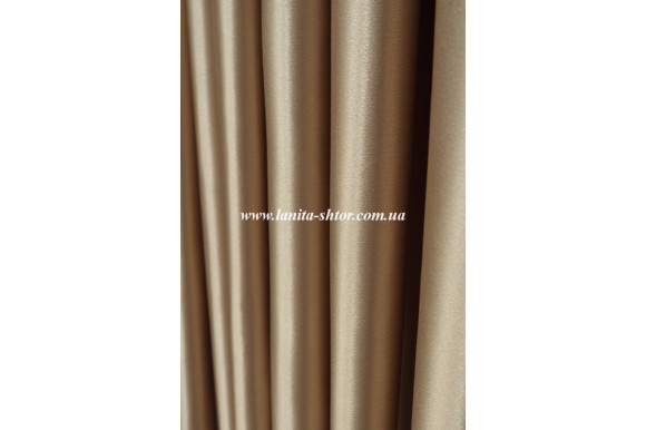 Штора шанзализе бронзовая