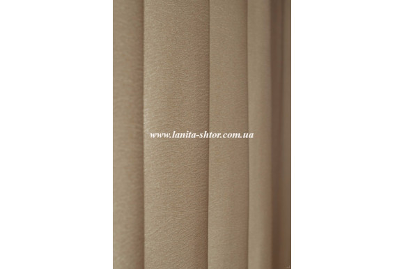Штора шанзализе бронзовая