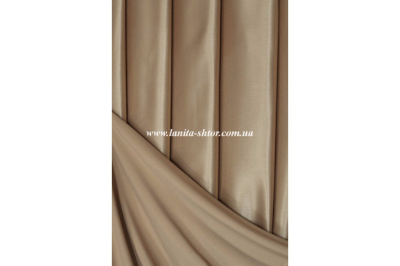 Штора шанзализе бронзовая