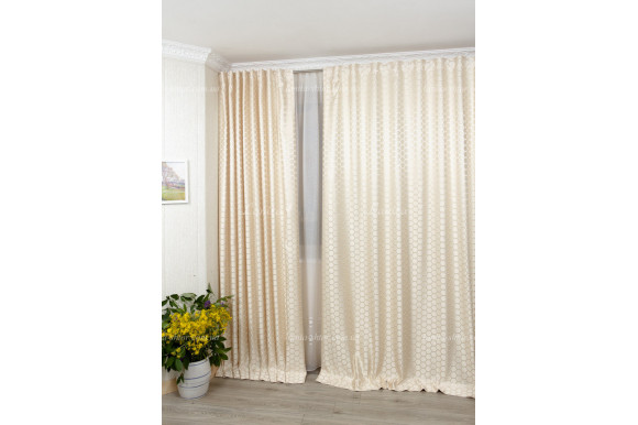 Готові штори жакард-сатин Matis GS-7974 2,60м/2*2,0м