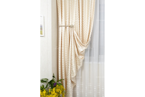 Готові штори жакард-сатин Matis GS-7974 2,60м/2*2,0м