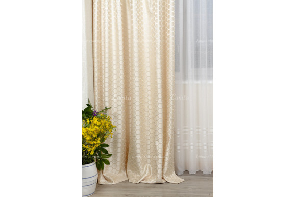 Готові штори жакард-сатин Matis GS-7974 2,60м/2*2,0м