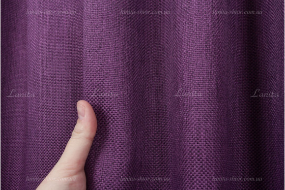 Штора Лен фиолетовая Mussa BS3109 отрез 3,4 метра Штора Лен фиолетовая Mussa BS3109 отрез 3,4 метра