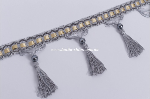 Бахрома для штор BSB серая