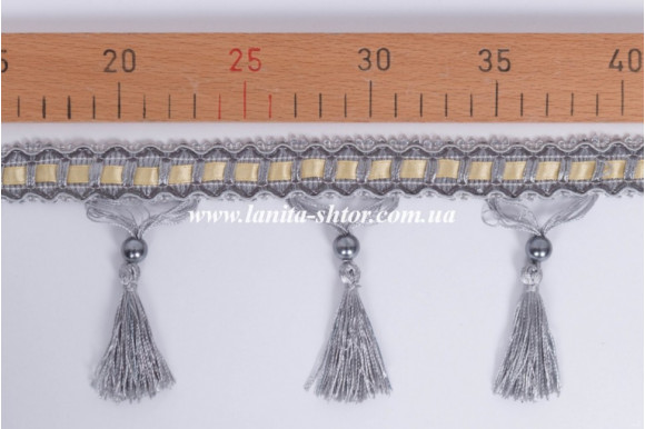 Бахрома для штор BSB серая