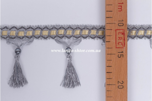 Бахрома для штор BSB серая