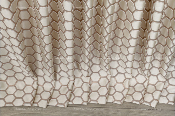 Готові штори жакард-сатин Matis GS-7975 2,60м/2*2,0м