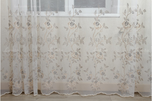 Готовий тюль фатин Balmy GT-8075 2,50м/3,90м