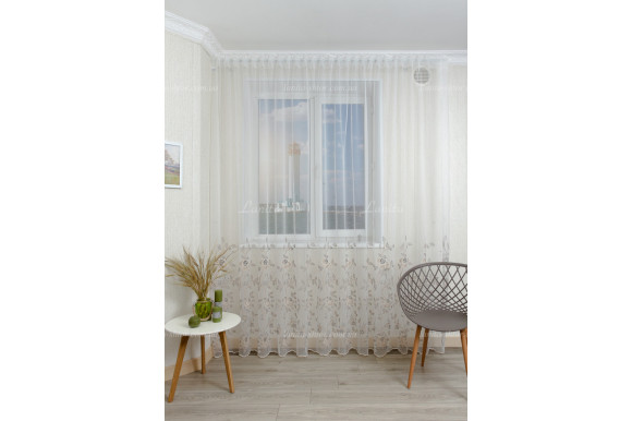 Готовий тюль фатин Balmy GT-8075 2,50м/3,90м