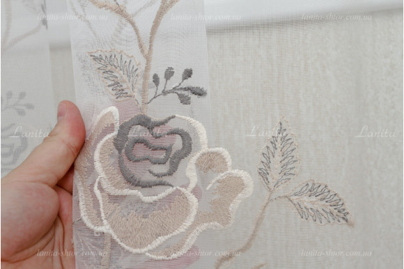 Готовий тюль фатин Balmy GT-8075 2,50м/3,90м