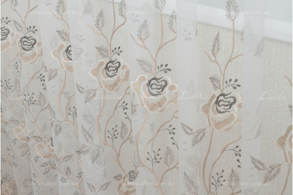 Готовий тюль фатин Balmy GT-8075 2,50м/3,90м