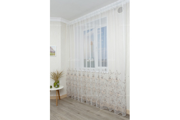 Готовий тюль фатин Balmy GT-8075 2,50м/3,90м