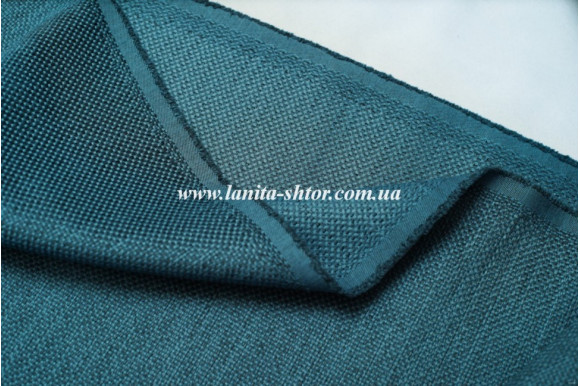 Штора Лен синяя Mussa BS3122