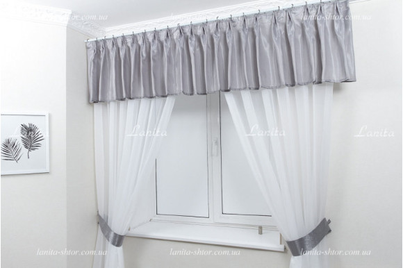 Юбка для штор сірий монорей 0,50м/2,0м