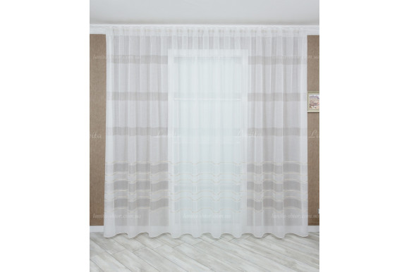Тюль лен в полоску Areon TLP-7576