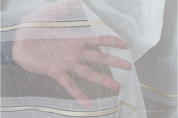 Тюль лен в полоску Areon TLP-7576