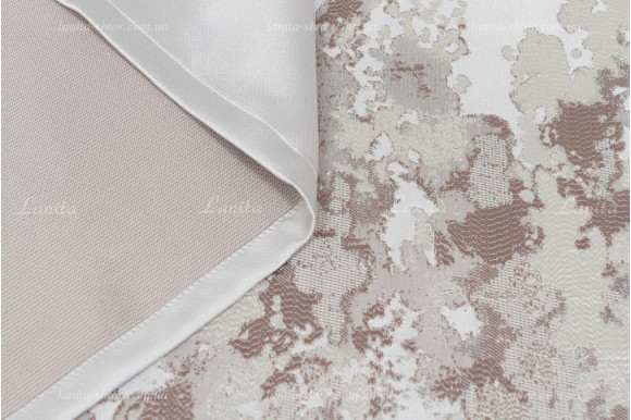 Готові штори сатин-жаккард Valmona GS-7776 2,45/2*2,0м