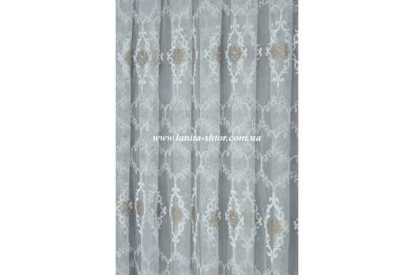 Тюль фатин корона 9604-09 Тюль фатин корона 9604-09