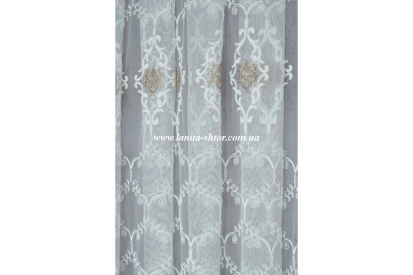 Тюль фатин корона 9604-09 Тюль фатин корона 9604-09