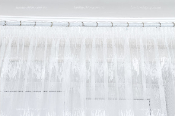 Готовый тюль жаккард Missoni бежевый 2,5м/5,0м