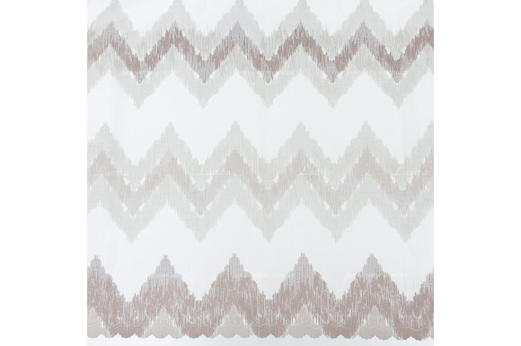 Готовый тюль жаккард Missoni бежевый 2,5м/5,0м